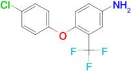 4-(4-Chlorophenoxy)-3-(trifluoromethyl)aniline