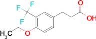 3-[4-Ethoxy-3-(trifluoromethyl)phenyl]propionic acid