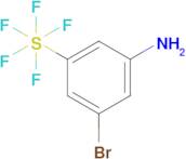 3-Bromo-5-(pentafluorosulfur)aniline