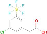 3-Chloro-5-(pentafluorosulfur)phenylacetic acid