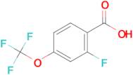 2-Fluoro-4-(trifluoromethoxy)benzoic acid