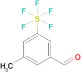 3-Methyl-5-(pentafluorosulfur)benzaldehyde