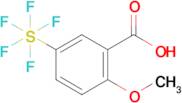 2-Methoxy-5-(pentafluorosulfur)benzoic acid