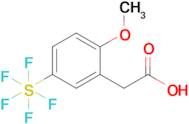 2-Methoxy-5-(pentafluorosulfur)phenylacetic acid