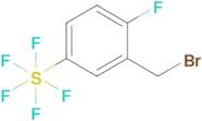 2-Fluoro-5-(pentafluorosulfur)benzyl bromide