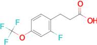 3-[2-Fluoro-4-(trifluoromethoxy)phenyl]propionic acid