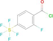 2-Fluoro-4-(pentafluorosulfur)benzoyl chloride