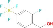 2-Fluoro-4-(pentafluorosulfur)benzyl alcohol