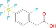 2-Fluoro-4-(pentafluorosulfur)phenylacetic acid