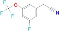 3-Fluoro-5-(trifluoromethoxy)phenylacetonitrile