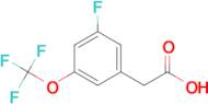 3-Fluoro-5-(trifluoromethoxy)phenylacetic acid