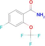 4-Fluoro-2-(trifluoromethoxy)benzamide