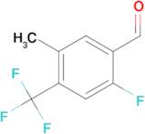 2-Fluoro-5-methyl-4-(trifluoromethyl)benzaldehyde