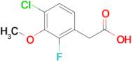 4-Chloro-2-fluoro-3-methoxyphenylacetic acid