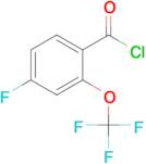 4-Fluoro-2-(trifluoromethoxy)benzoyl chloride