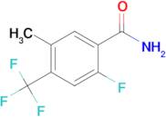 2-Fluoro-5-methyl-4-(trifluoromethyl)benzamide