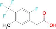 2-Fluoro-5-methyl-4-(trifluoromethyl)phenylacetic acid