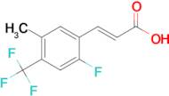 2-Fluoro-5-methyl-4-(trifluoromethyl)cinnamic acid