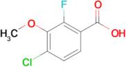 4-Chloro-2-fluoro-3-methoxybenzoic acid