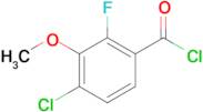 4-Chloro-2-fluoro-3-methoxybenzoyl chloride