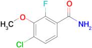 4-Chloro-2-fluoro-3-methoxybenzamide