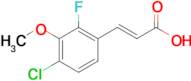 4-Chloro-2-fluoro-3-methoxycinnamic acid