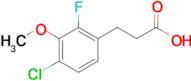 3-(4-Chloro-2-fluoro-3-methoxyphenyl)propionic acid