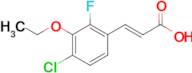 4-Chloro-3-ethoxy-2-fluorocinnamic acid