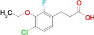 3-(4-Chloro-3-ethoxy-2-fluorophenyl)propionic acid