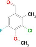 3-Chloro-5-fluoro-4-methoxy-2-methylbenzaldehyde