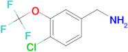 4-Chloro-3-(trifluoromethoxy)benzylamine