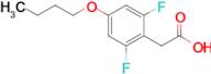 4-Butoxy-2,6-difluorophenylacetic acid