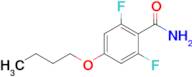 4-Butoxy-2,6-difluorobenzamide