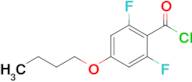 4-Butoxy-2,6-difluorobenzoyl chloride