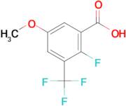 2-Fluoro-5-methoxy-3-(trifluoromethyl)benzoic acid