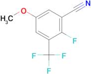 2-Fluoro-5-methoxy-3-(trifluoromethyl)benzonitrile