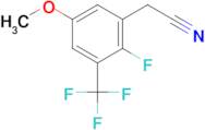 2-Fluoro-5-methoxy-3-(trifluoromethyl)phenylacetonitrile