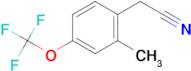 2-Methyl-4-(trifluoromethoxy)phenylacetonitrile