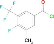 4-Fluoro-3-methyl-5-(trifluoromethyl)benzoyl chloride