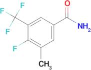4-Fluoro-3-methyl-5-(trifluoromethyl)benzamide