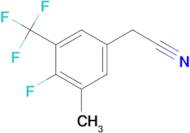 4-Fluoro-3-methyl-5-(trifluoromethyl)phenylacetonitrile