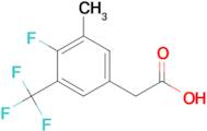 4-Fluoro-3-methyl-5-(trifluoromethyl)phenylacetic acid