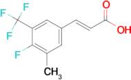 4-Fluoro-3-methyl-5-(trifluoromethyl)cinnamic acid