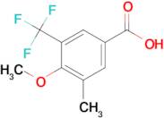 4-Methoxy-3-methyl-5-(trifluoromethyl)benzoic acid