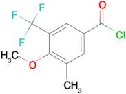 4-Methoxy-3-methyl-5-(trifluoromethyl)benzoyl chloride