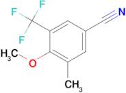 4-Methoxy-3-methyl-5-(trifluoromethyl)benzonitrile