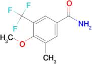 4-Methoxy-3-methyl-5-(trifluoromethyl)benzamide