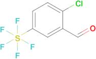 2-Chloro-5-(pentafluorosulfur)benzaldehyde