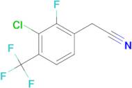 3-Chloro-2-fluoro-4-(trifluoromethyl)phenylacetonitrile