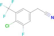 4-Chloro-3-fluoro-5-(trifluoromethyl)phenylacetonitrile